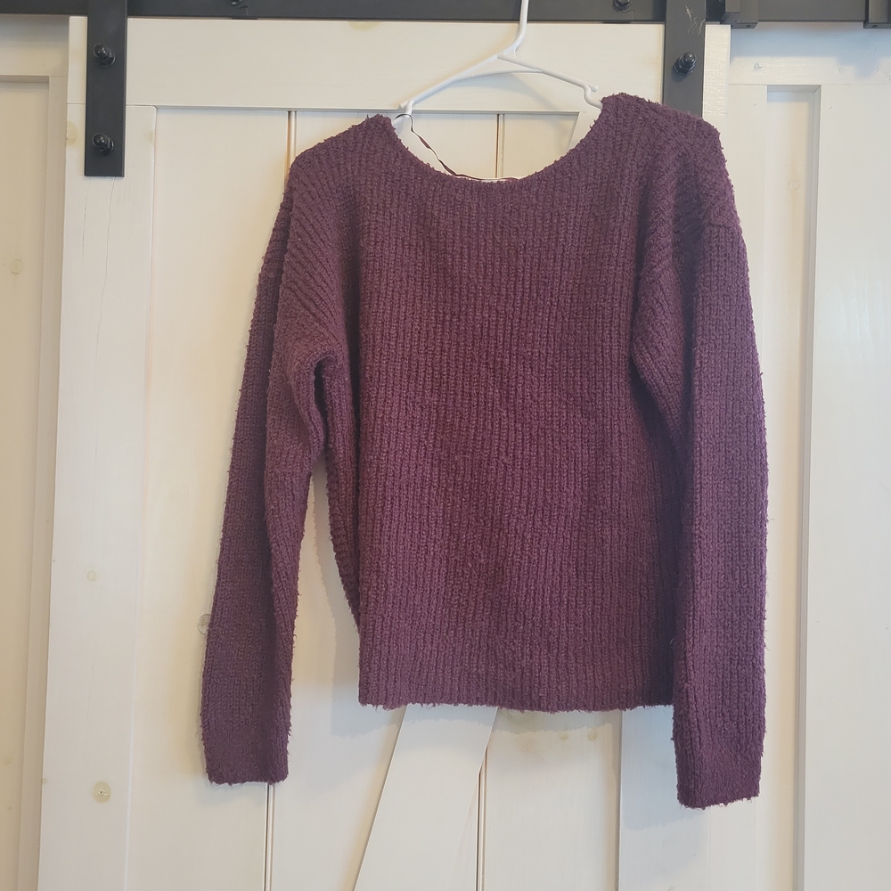 Roxy Burgundy Crew Neck Sweater